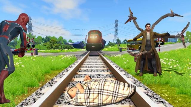 January 19, 2022 Anaconda & Baby Crying Train | Stops The Train | BeamNG.Drive | Train Simulator