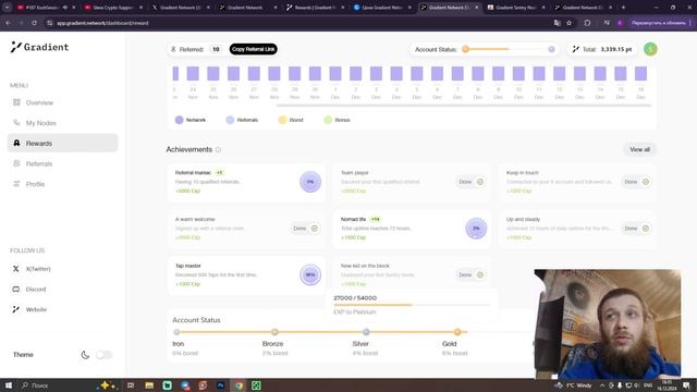 GRADIENT NETWORK AIRDROP СНОВА БОГАТЕТЬ Лучше ЧЕМ GRASS и NODEPAY смотреть онлайн