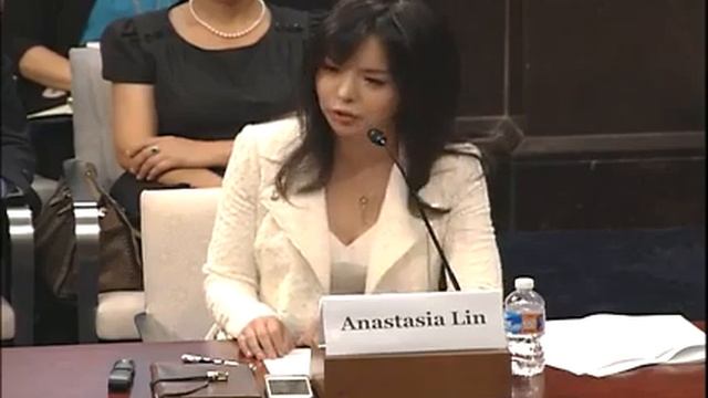 Anastasia Lin US congressional hearing смотреть онлайн