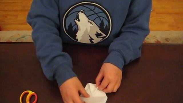 How to make an origami lion --- part 2 смотреть онлайн