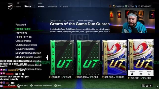 725k DOUBLE GOTG PACKS & ELITE RIVALS REWARDS 😳 FC 24 смотреть онлайн