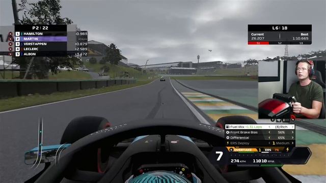 F1 2020 My Team Career - Part 21 - PODIUM FINISH IN BRAZIL смотреть онлайн