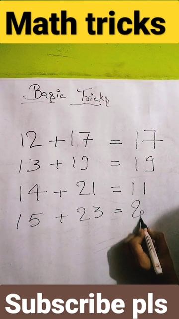 Addition Tricks For Genius 😂 | #mathematics #tricks | #shorts