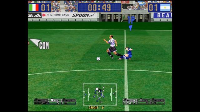 Virtua Striker 2 Version '99 (1997) [4K] [Arcade] смотреть онлайн