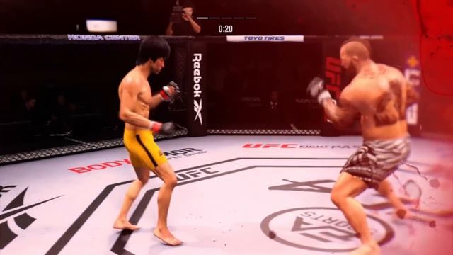 UFC 4 | Bruce Lee VS Eddie Hall(Strong Man) | EA SPORTS UFC 4 смотреть онлайн