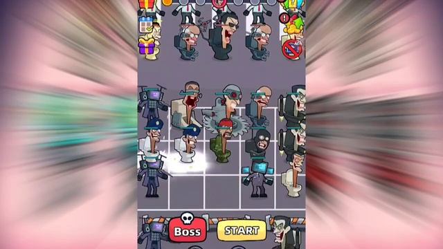 Merge War Skibidi Vs Camera Clockman Vs Skibidi Toilet Merge Games