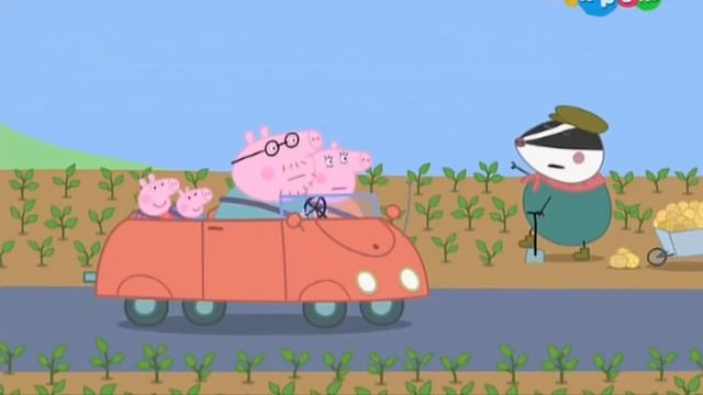 Свинка Пеппа Папа Свин пугало смотреть онлайн