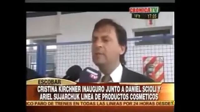 Inauguración L'Oreal, junto a Cristina F. de Kirchner y Daniel Scioli - Crónica TV смотреть онлайн