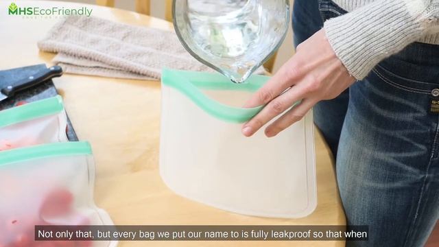 MHSEcoFriendly 12 Pack Reusable Food Storage Bags, Reusable Freezer bags смотреть онлайн