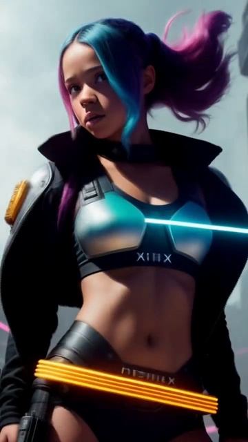 WoW 😍 Wednesday - Jenna Ortega cyberpunk edition #shorts смотреть онлайн