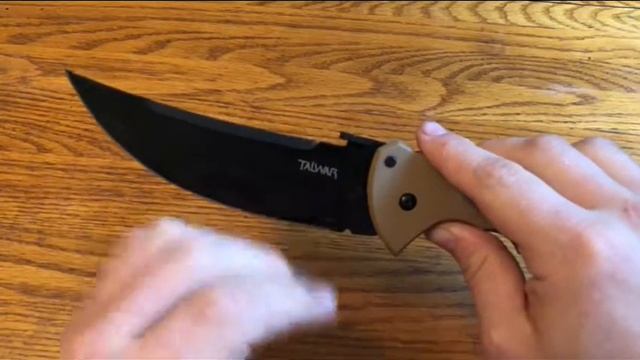 1 Minute Overview: Cold Steel Talwar XL Coyote Tan G10 and Black DLC смотреть онлайн