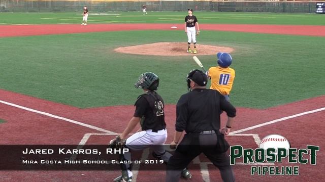Jared Karros Prospect Video, RHP, Mira Costa High School Class of 2019 смотреть онлайн
