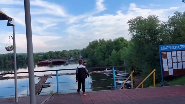 #дачнаяжизнь#загороднаяжизнь Деревня Московской области. Речной порт. Прогулка по городу. смотреть онлайн