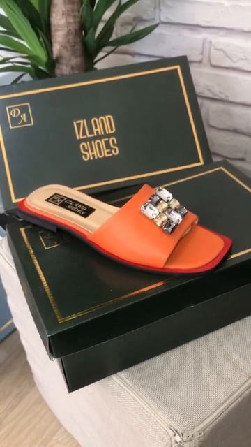 100% Genuine Leather Women Slippers 👠 For Wholesale @izlandshoes İnstagram #leather #wholesale смотреть онлайн