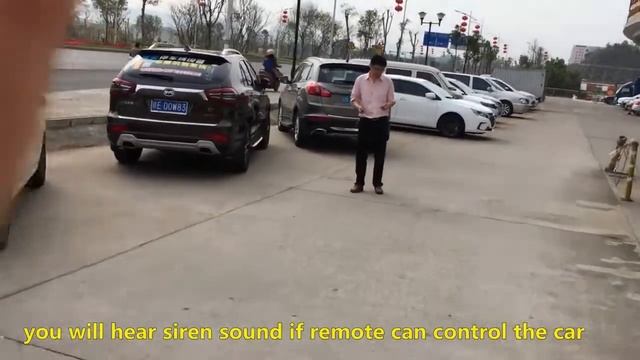 cardot smart car security alarm smart key remote distance testing more than 120meters смотреть онлайн