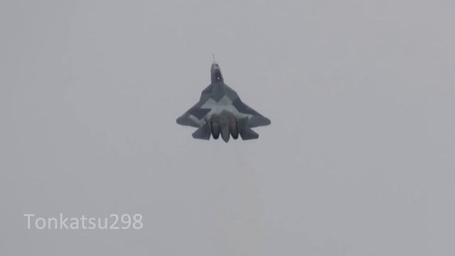 5th gen Fighter Su-57 PAK-FA T-50 amazing maneuverability МАКС ПАК ФА MAKS 2013 トップガンにも登場している第5世代戦闘 смотреть онлайн