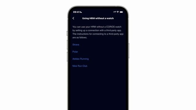 How To Use The COROS Heart Rate Monitor With Fitness Apps