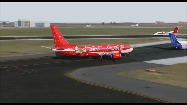 BOEING 737 MAX 8 COCA COLA 2015 TAKE OFF FROM BRUSSELS AIRPORT FS9 HD смотреть онлайн