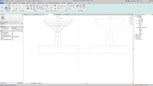 How to model a fountain using Revit family 2022 смотреть онлайн