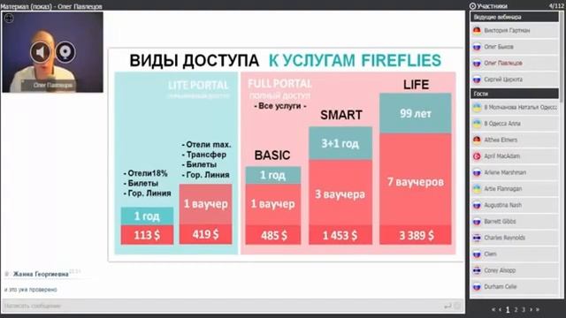 Вебинар FireFlies Олег Быков 8 октября 2014 года смотреть онлайн