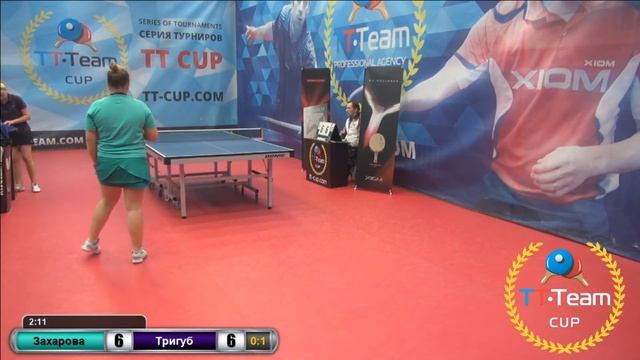 Захарова - Тригуб. 21 декабря 2016.TT Cup смотреть онлайн