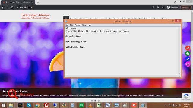 Hedge EA 100k Account Performance смотреть онлайн