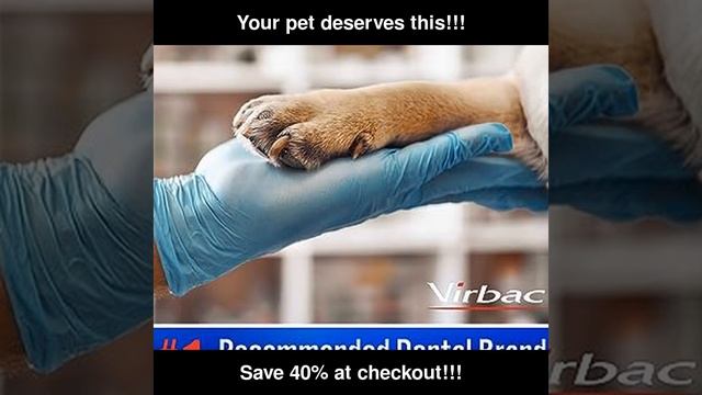 Virbac CET Enzymatic Toothpaste for Cats/Dogs: Eliminates Bad Breath, Plaque & Tartar Buildup. смотреть онлайн