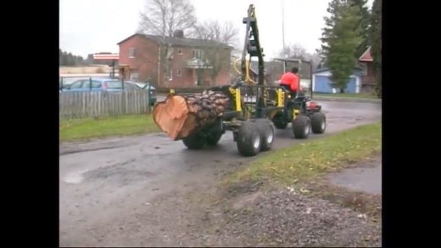 Mactrac Släpar på tunga stockar смотреть онлайн