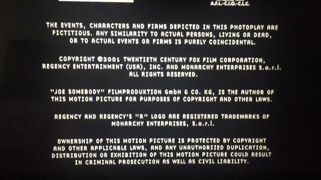 Epsilon Motion Pictures/20th Century Fox (2001) смотреть онлайн