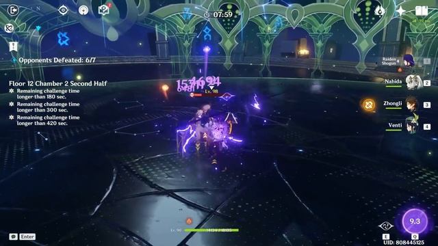 C0 Ayato Taser and C0 Raiden 4 Archon - Genshin Impact Abyss 3.6 - Floor 12 9 Stars смотреть онлайн