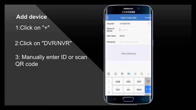 Camview Cloud APP Add device смотреть онлайн