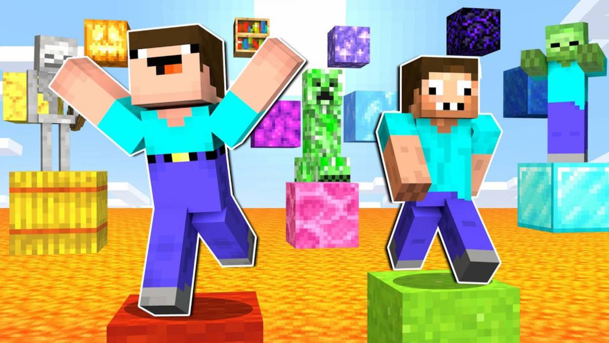 📹 НУБ И ПРО ПАРКУРЯТ ВОКРУГ МОНСТРОВ В МАЙНКРАФТ ! НУБИК ПРОХОДИТ ПАРКУР ТРОЛЛИНГ В MINECRAFT смотреть онлайн