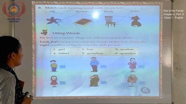 Class 1- English I Rita & Her Family I Chapter- 2 (Part-2) I Arya Vidyapith Motihari смотреть онлайн