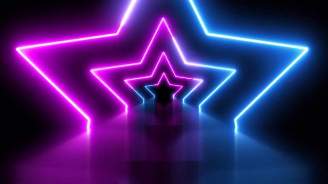 Background Loop Neon Light Stage Animated Background Video , No Copyright , Free Footage