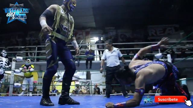 Mascarita Sagrada, Mini Puma y Parkita vs Espectrito, Pequeño Mohicano y Mini Psicosis смотреть онлайн