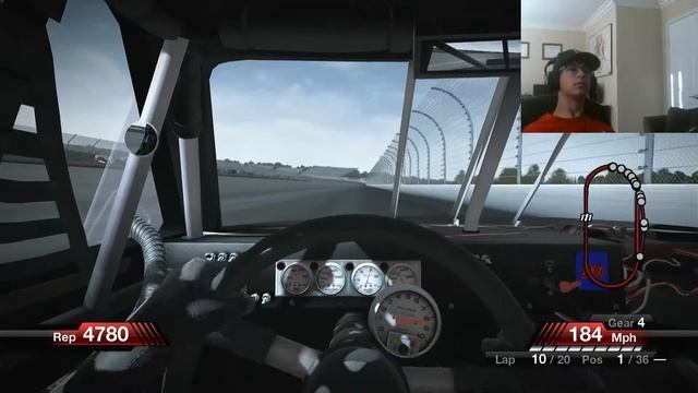 WHAT IS HAPPENING! NASCAR 09 Let's Play S1:E8 смотреть онлайн