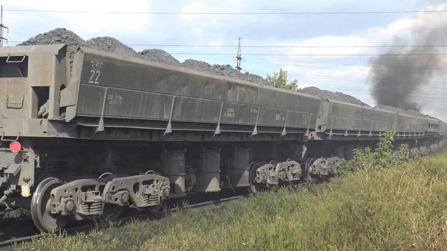 2ТЭ10M-0746 и 2ТЭ10M-0999 Северный ГОК Україна СИЛА 10Д100 10D100 МЕДВЕДЬ в действии на шахте смотреть онлайн