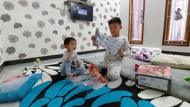 Unboxing MINIFORCE SUPER DINO POWER Mainan Robot PTERA SKY