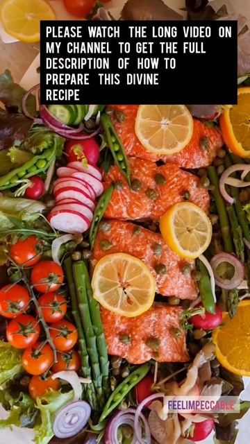 Spring Salmon, Greens and Veggies Salad Platter With Buttery Bell Pepper Basmati Rice#healthy#short смотреть онлайн