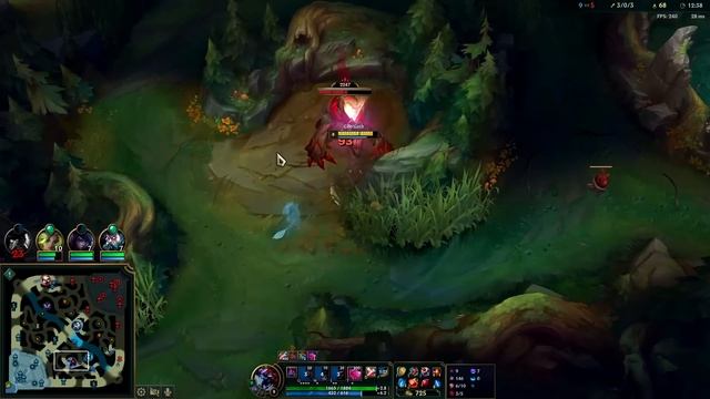 THE BEST CHO'GATH IS JUNGLE (72% WR BUILD) - Cho'Gath Guide Season 13 League of Legends смотреть онлайн