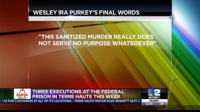 Three Executions At The Federal Prison In Terre Haute This Week смотреть онлайн