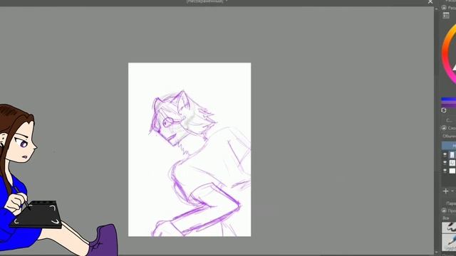 speedpaint Elis (последний арт с ней) смотреть онлайн