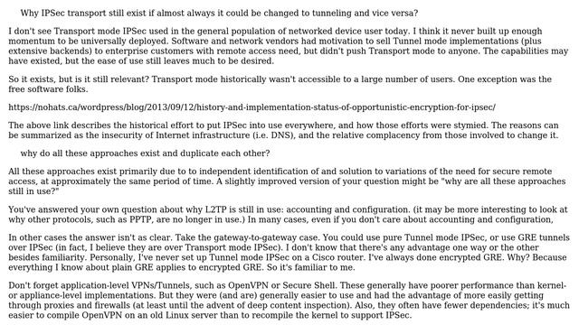 IPSec tunneling mode vs transport mode vs transport+L2TP (2 Solutions!!) смотреть онлайн