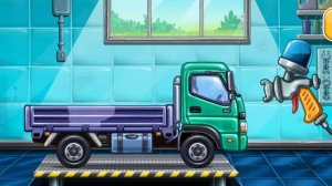 😱😱😱Lel Game Truck games for kids - build a house, car wash