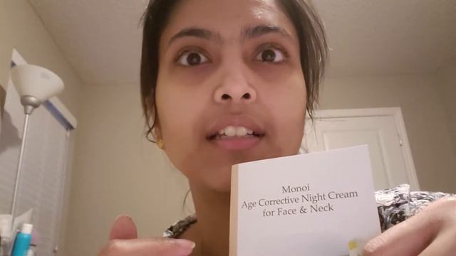 Eminence Organic- Monoi Age corrective Night Cream for Face and Neck Review & First impression смотреть онлайн