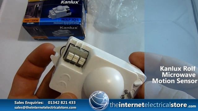 Rolf Indoor Plastic 360° 3M Microwave Motion Detector IP20 1200W White - Kanlux Lighting 08820 смотреть онлайн