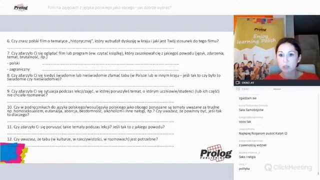 Film na zajęciach języka polskiego jako obcego - fragment webinarium dla nauczycieli смотреть онлайн