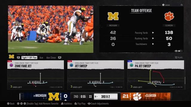 AGS S1 Game 4 - #22 MICHIGAN (0-3) 🆚 #9 CLEMSON (3-1) смотреть онлайн