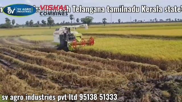 VISHAL MARLIN #GARUDA || Harvesting sleeping paddy crop in wet muddy fields🌾🌾 смотреть онлайн