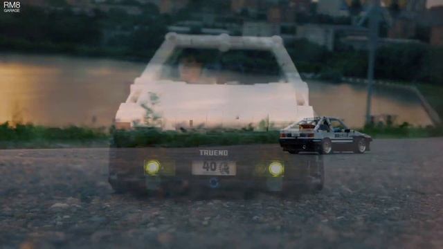 頭文字D RC LEGO Toyota Trueno AE86 Initial D with Sbrick. Madoka inside:) смотреть онлайн